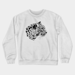 Leopard portrait Crewneck Sweatshirt